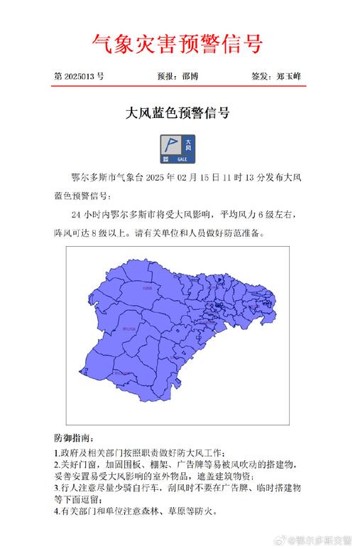 陕西省定边县发布大风蓝色预警_2
