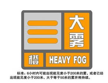 辽宁省大洼县发布大雾橙色预警_3