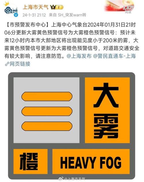 黑龙江省肇东市发布大雾橙色预警_3