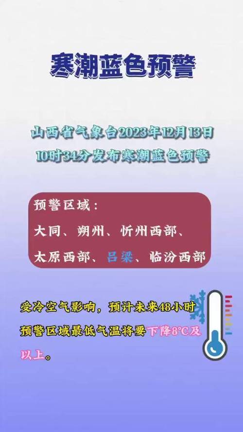 陕西省安塞县发布寒潮蓝色预警