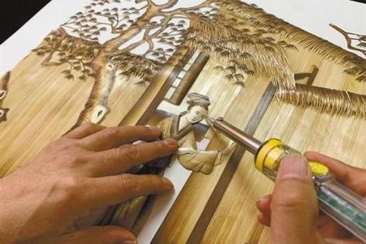 陕西非遗蒲城麦秆画:让“泥土麦香”从乡村飘到海外