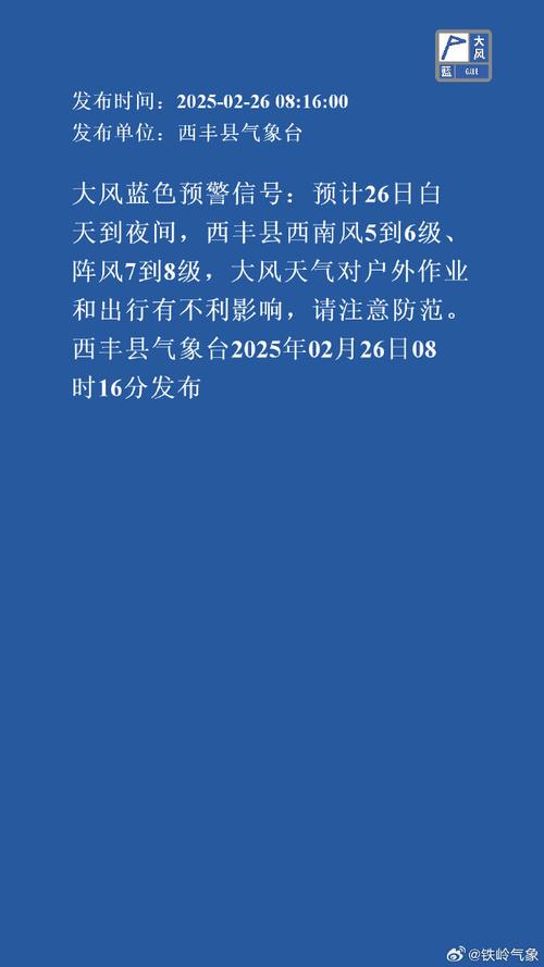 陕西省西安市发布大风蓝色预警_2