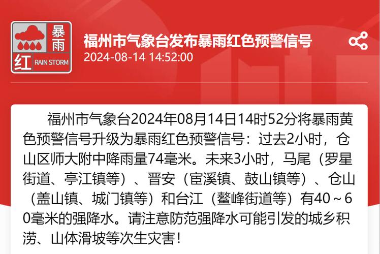 安徽省六安市发布暴雨红色预警_1