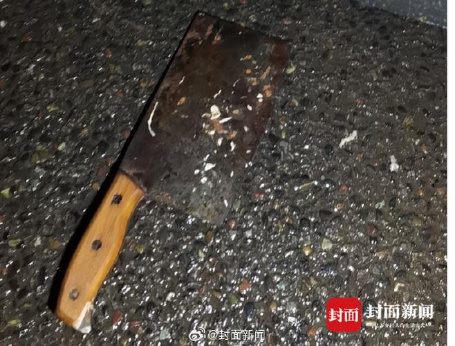 重庆一小区高空坠落菜刀砸到居民肩膀 警方通报