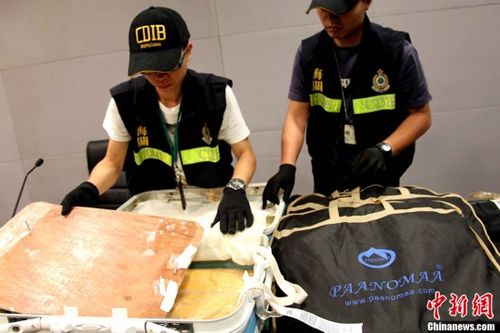 香港海关查获市值约7100万港元氯胺酮