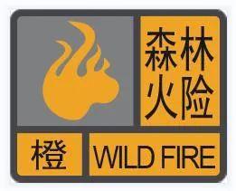 云南省华宁县发布森林火险橙色预警
