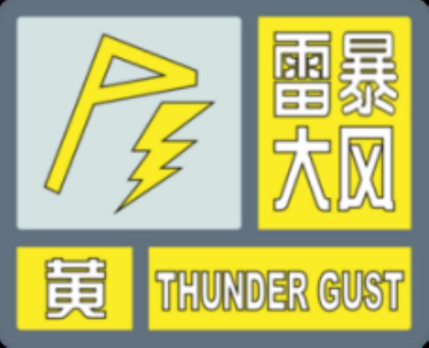 黑龙江省勃利县发布雷雨大风黄色预警_2