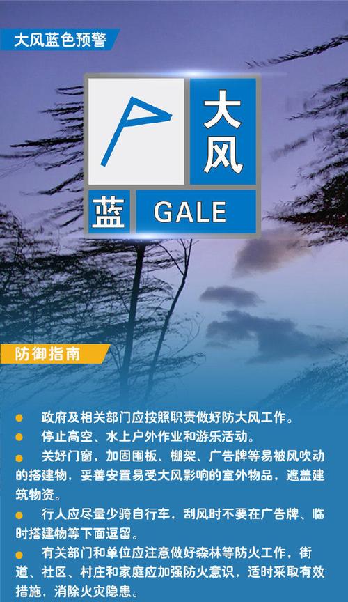 河北省阜城县发布大风蓝色预警_3