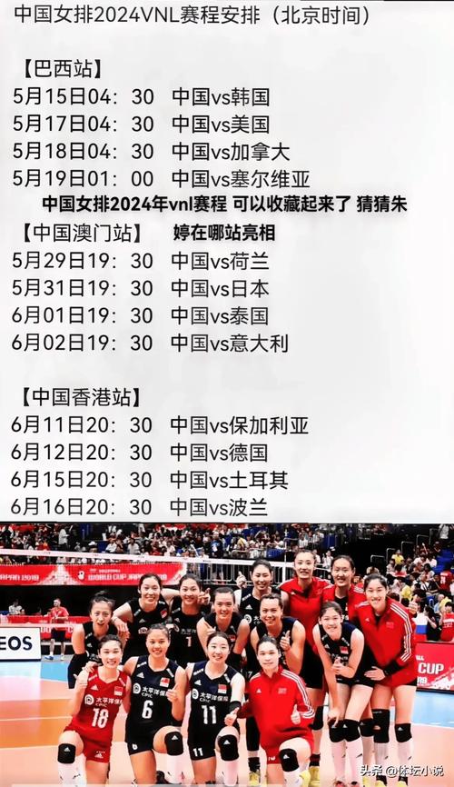 赛程出炉!中国女排16人出征世联赛首站→