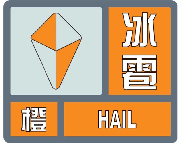 甘肃省静宁县发布冰雹橙色预警