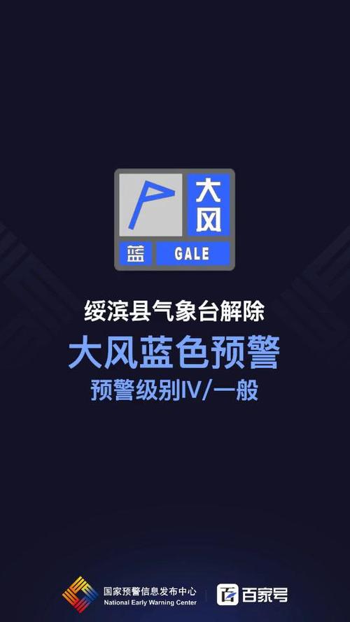 黑龙江省绥滨县发布大风蓝色预警_1