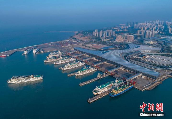 海口新海滚装码头客运综合枢纽站项目投入试运
