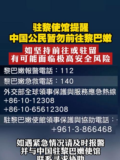 黎巴嫩多地发生空袭事件 中使馆提醒中国公民暂勿前往