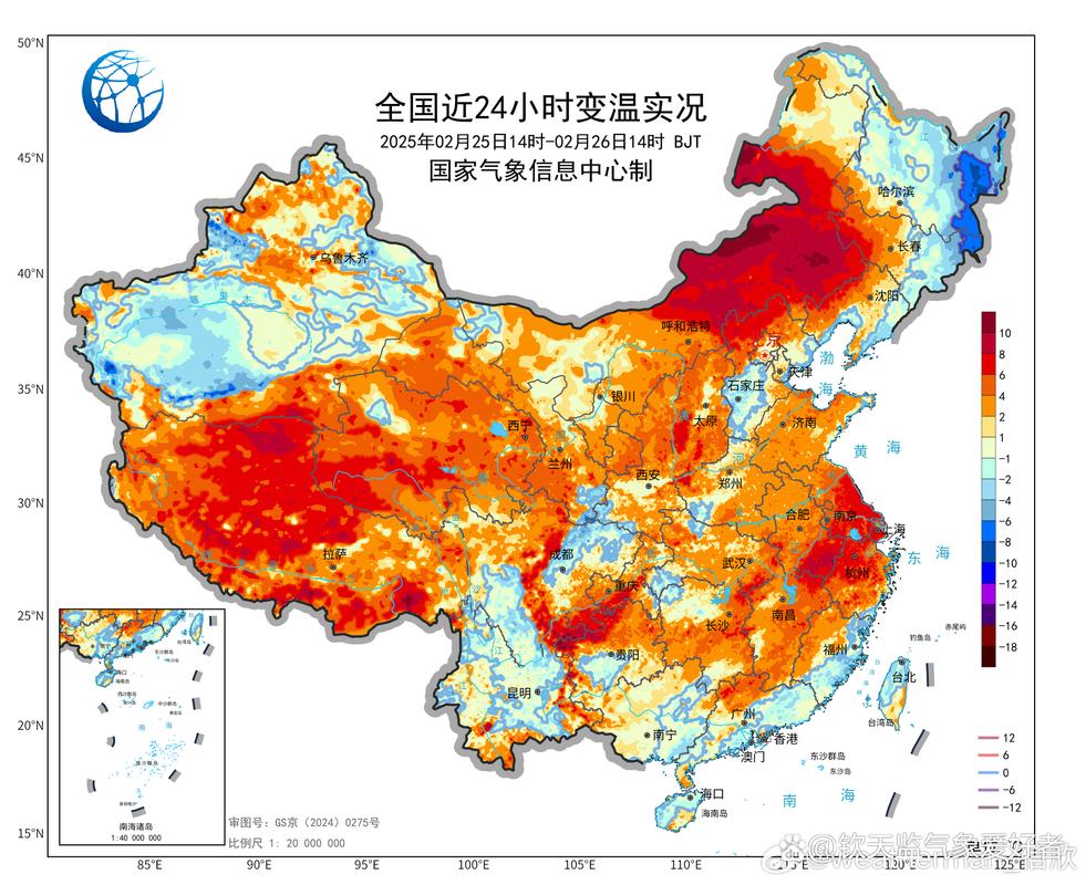 全国大部雨雪较弱 南方地区气温稳步回升
