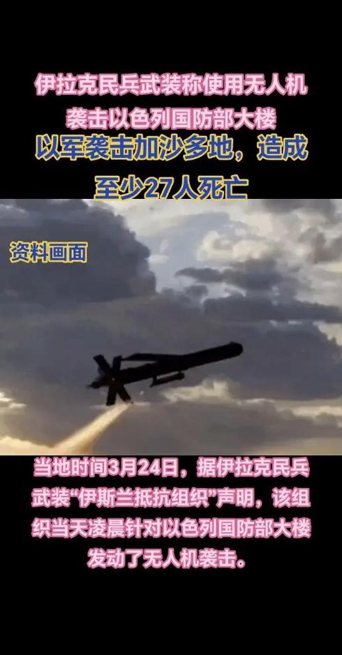 伊拉克民兵武装称使用无人机袭击以色列多地