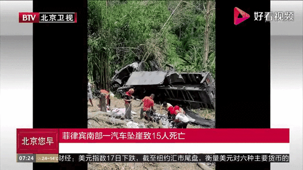 菲律宾奎松省发生一起交通事故 死亡人数升至8人