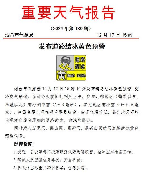 这些地方将出现道路结冰!长沙市气象局发布道路结冰黄色预警
