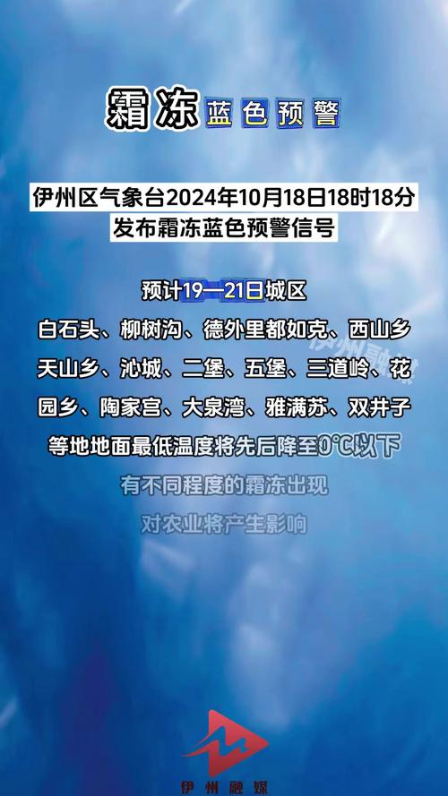 甘肃省渭源县发布霜冻蓝色预警